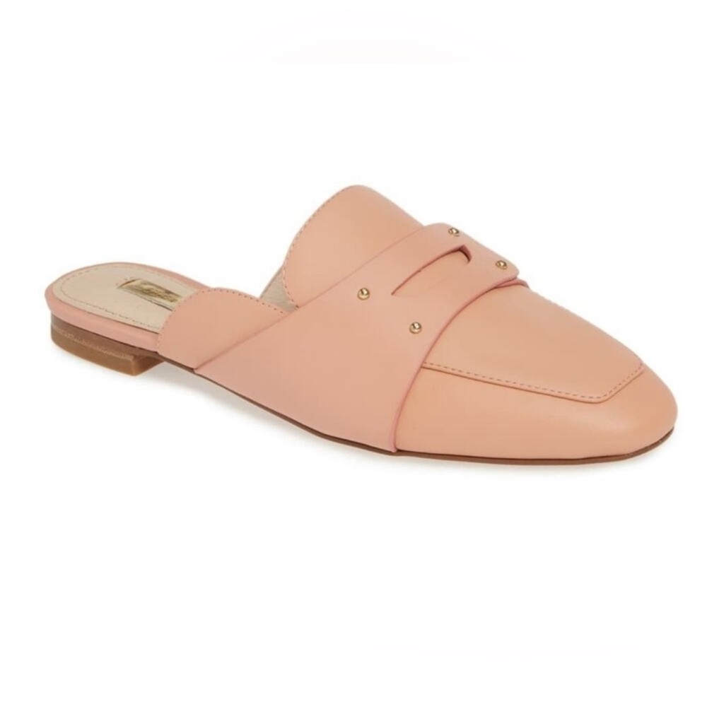 Louise et Cie Charriet Leather Mule Rosebud Pink Size 9